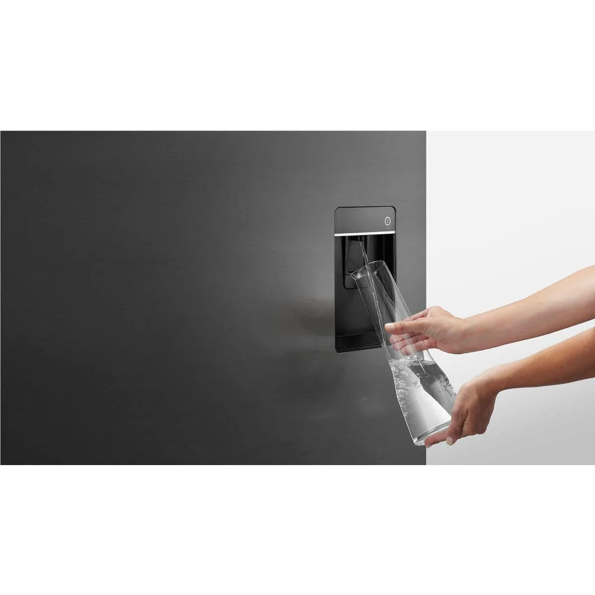 Fisher & Paykel RF500QNUB1 498L Quad Door Ice & Water Fridge (Black Stainless Steel)