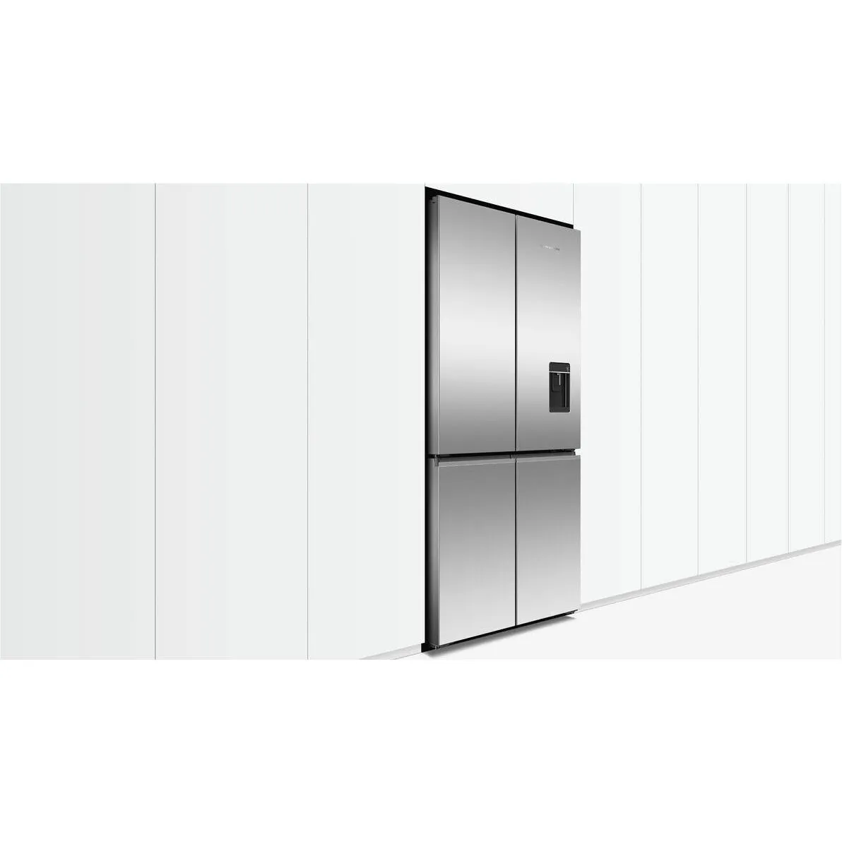 Fisher & Paykel RF500QNUX1 498L Quad Door Ice & Water Fridge (Stainless Steel)