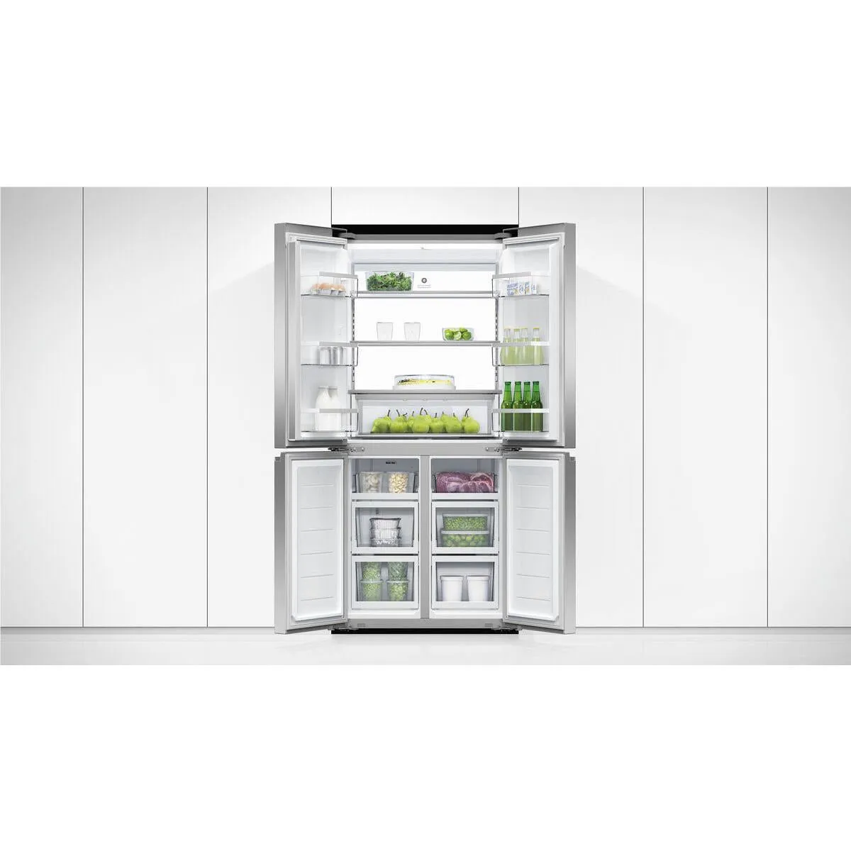 Fisher & Paykel RF500QNX1 498L Quad Door Fridge (Stainless Steel)
