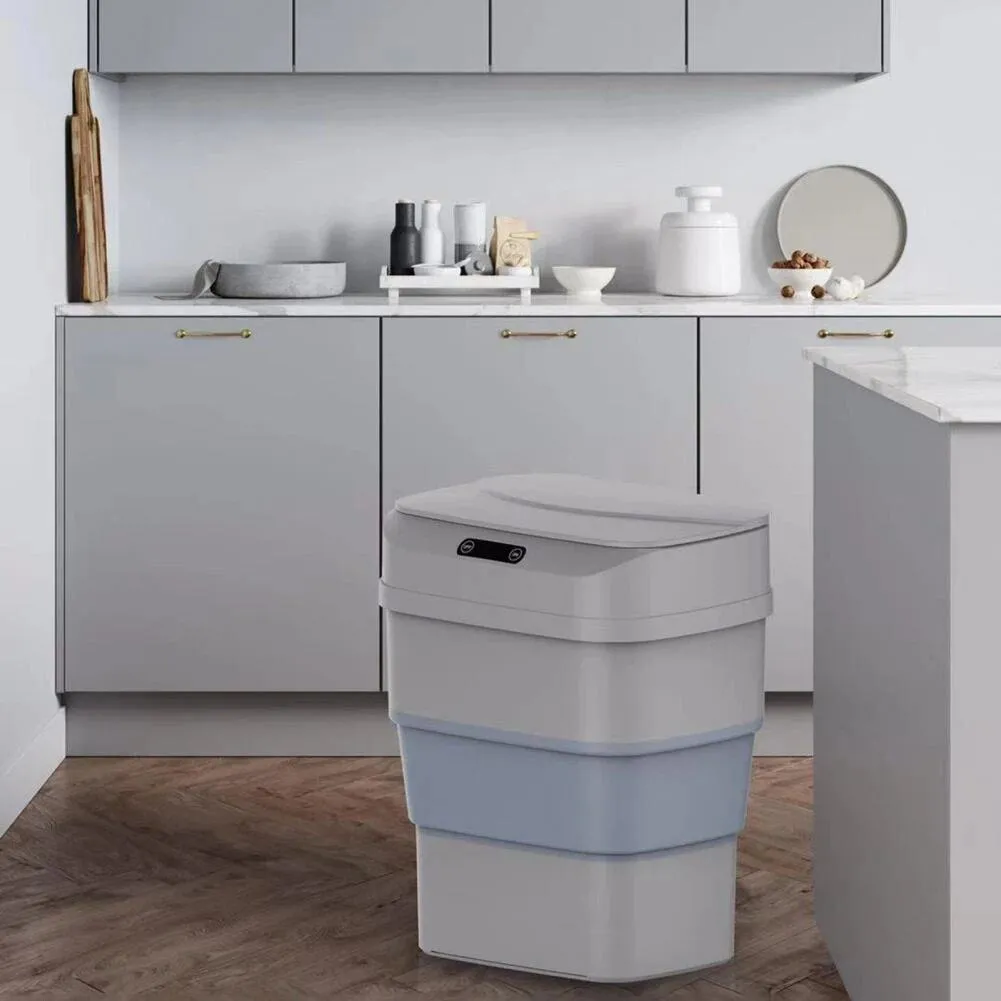 Folding Sensor Trash Can ZSW-L11 PINK