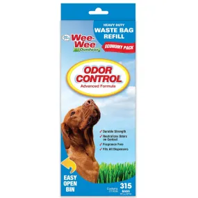 Four Paws Wee-Wee Outdoor Odor Control Heavy Duty Waste Bags Refill Rolls For Dogs (315 bags)