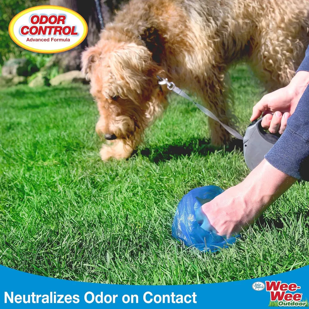 Four Paws Wee-Wee Outdoor Odor Control Heavy Duty Waste Bags Refill Rolls For Dogs (315 bags)