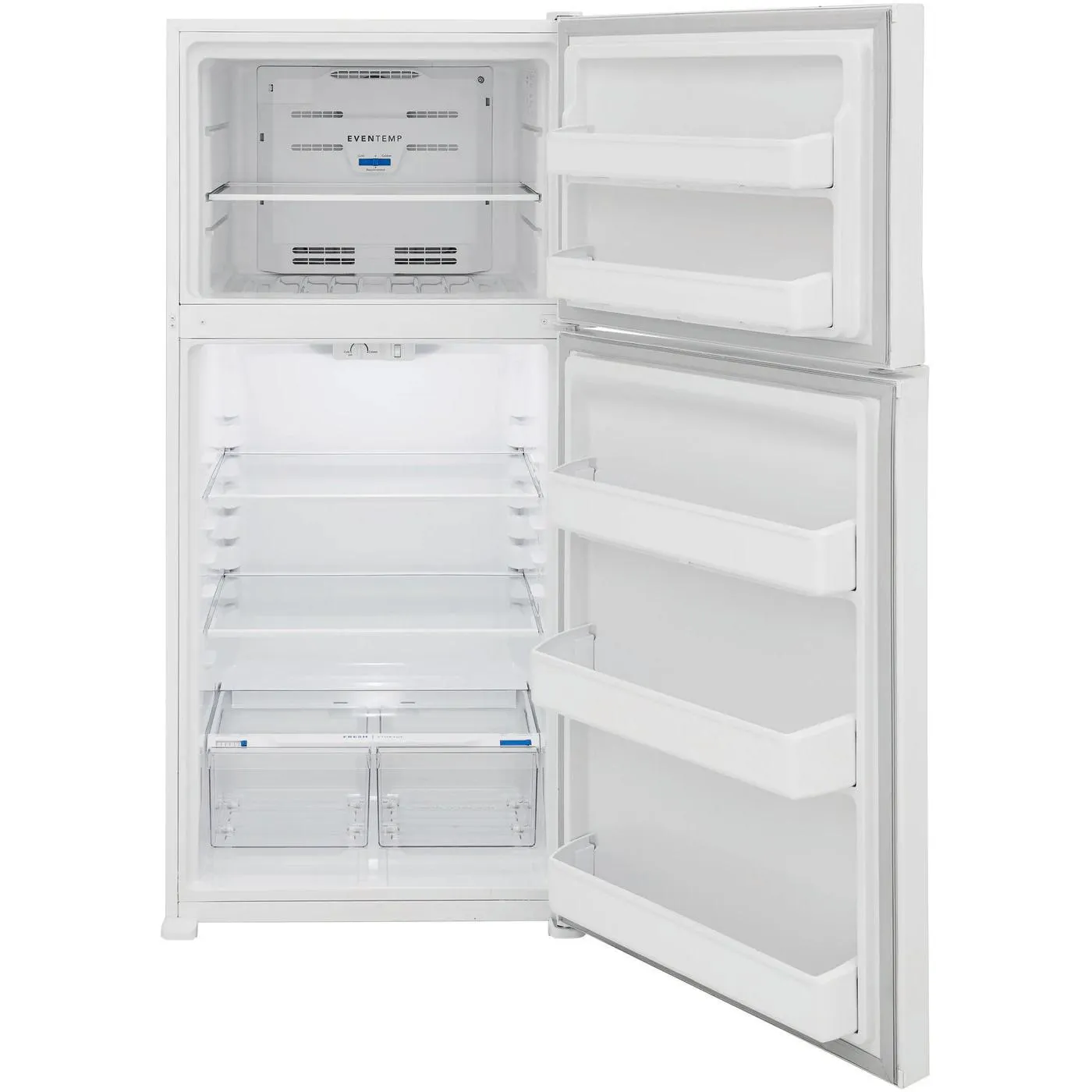 Frigidaire 30-inch, 20.0 cu. ft. Freestanding Top Freezer Refrigerator with EvenTemp™ Cooling System FFHT2022AW