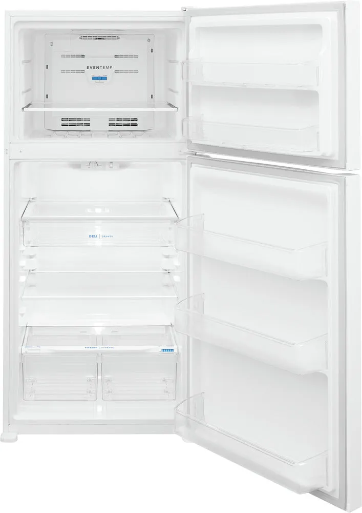 Frigidaire White Top-Freezer Refrigerator (20 Cu. Ft.) - FFTR2045VW