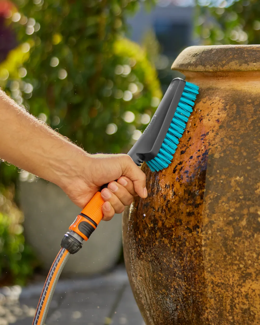 GARDENA CleanSystem Hand Brush Hard - Small