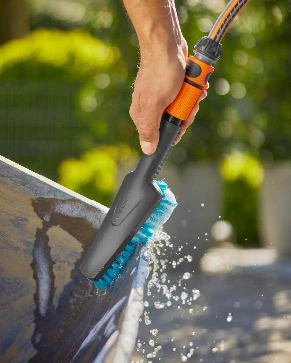 GARDENA CleanSystem Hand Brush Hard - Small