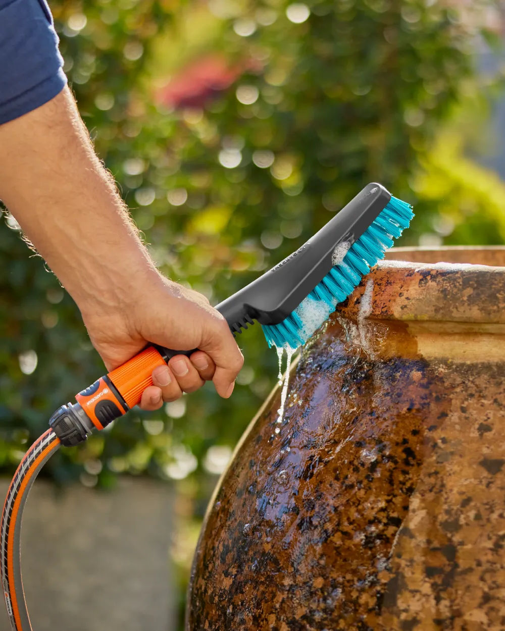GARDENA CleanSystem Hand Brush Hard - Small