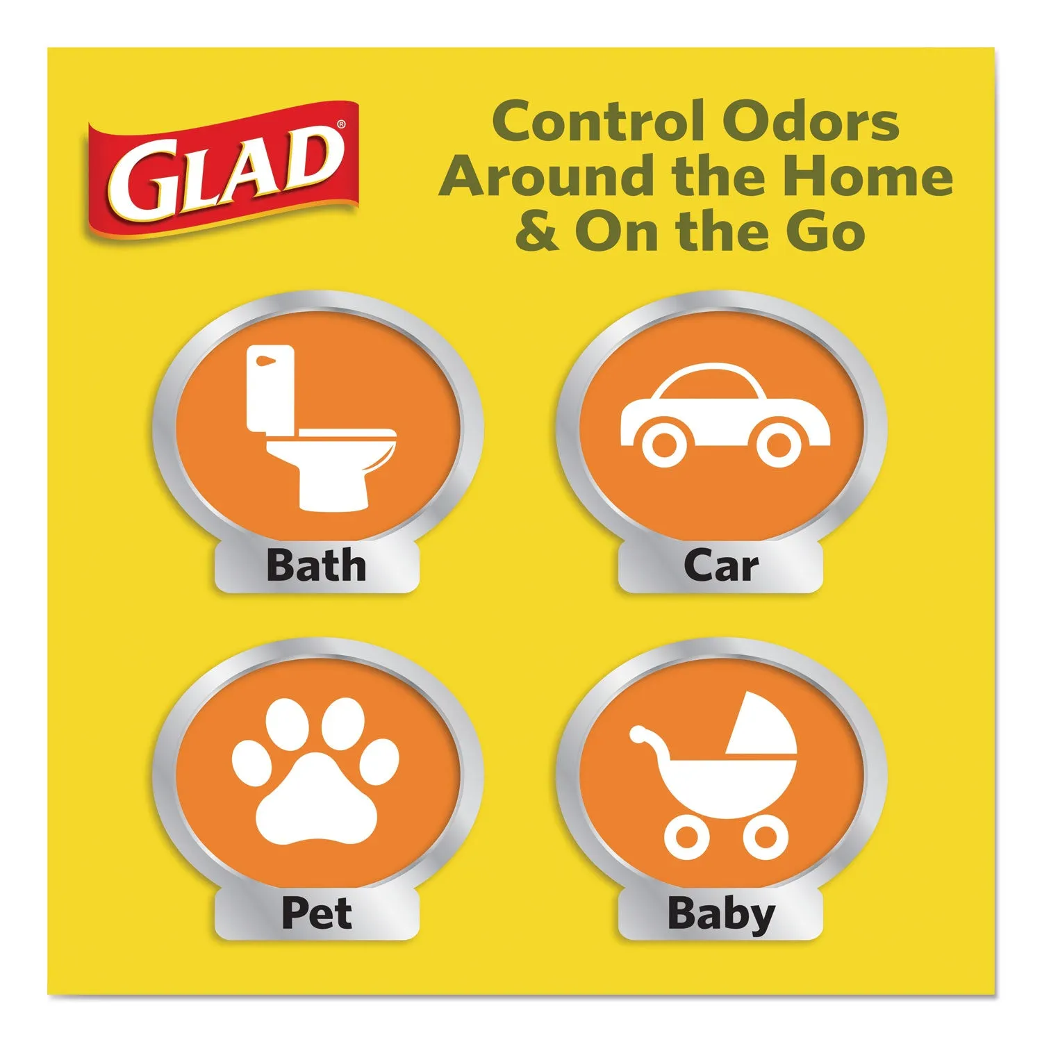 Glad Odorshield Quick-Tie Small Trash Bags, 4 Gal, 0.5 Mil, 8" X 18", White, 156/Carton - CLO78812