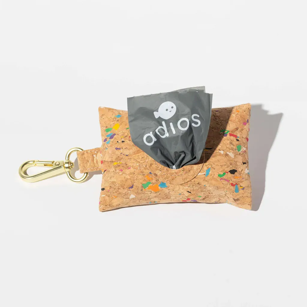 Handmade Cork Poo Bag Holder - Adios