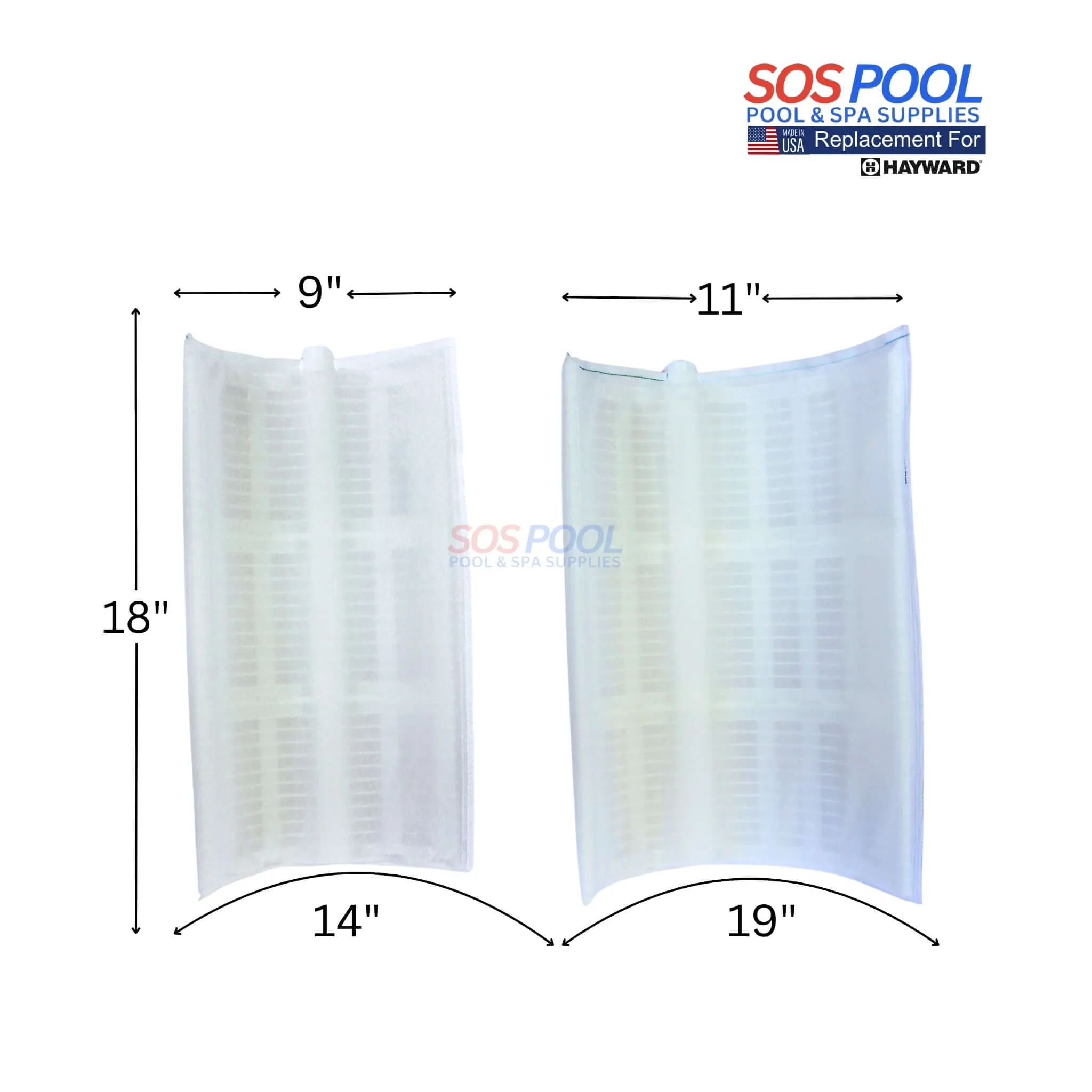 Hayward Pro-Grid 36 sq. ft DE Filter Replacement Grids | 7 Large & 1 Partial | Made in USA | FS-2003