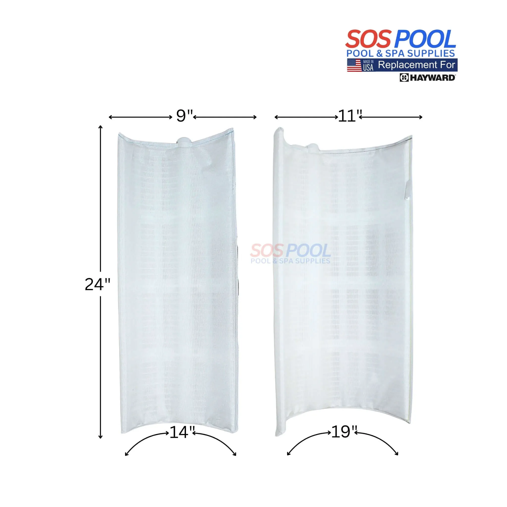 Hayward Pro-Grid 48 sq. ft DE Filter Replacement Grids | 7 Large & 1 Partial | Made in USA | FS-2004