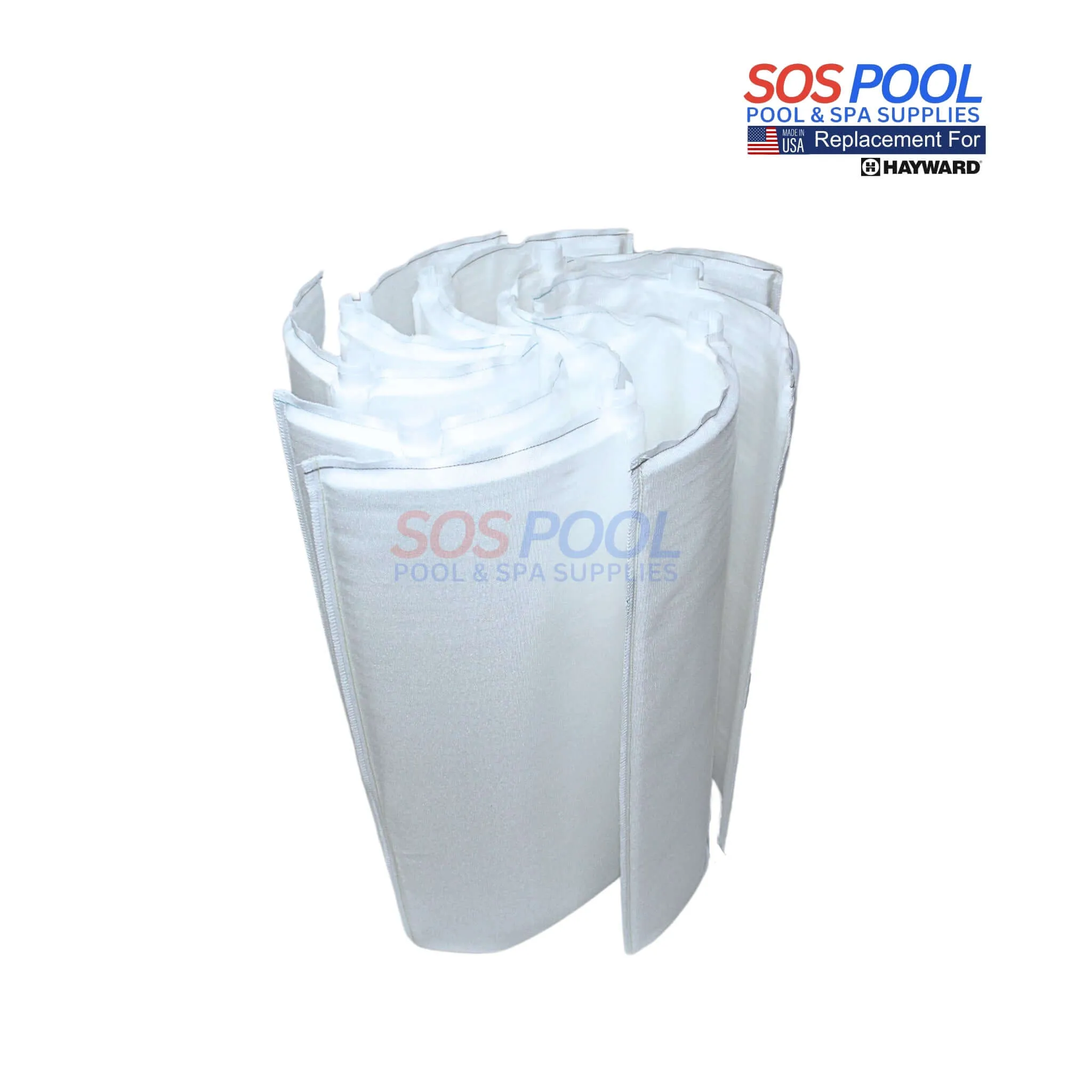 Hayward Pro-Grid 48 sq. ft DE Filter Replacement Grids | 7 Large & 1 Partial | Made in USA | FS-2004