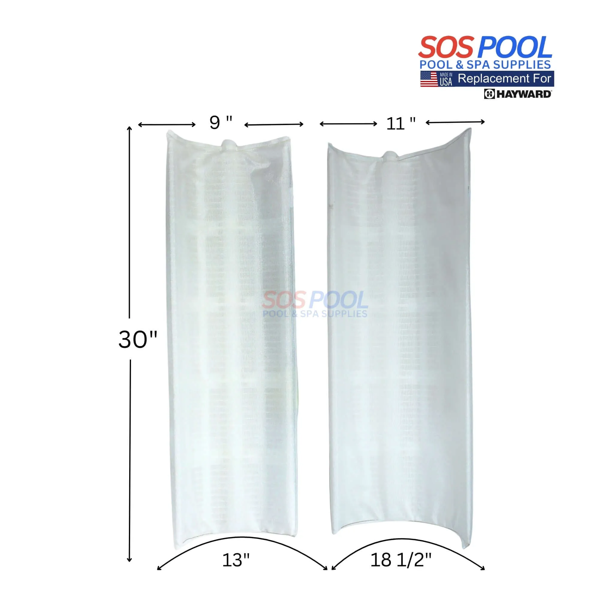 Hayward Pro-Grid 60 sq. ft DE Filter Replacement Grids | 7 Large & 1 Partial | Made in USA | FS-2005
