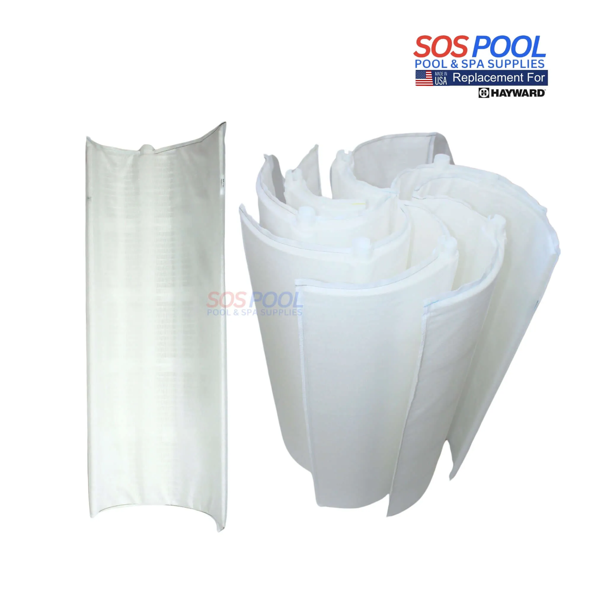 Hayward Pro-Grid 60 sq. ft DE Filter Replacement Grids | 7 Large & 1 Partial | Made in USA | FS-2005