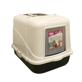 Here Kitty Deluxe Easy Scoop Hooded Litter Pan