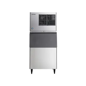 Hoshizaki - KML-325MAJ, Commercial 380lb Air Cooled Ice Machine with Ice 500lb Storage Bin Crescent Ice Cube