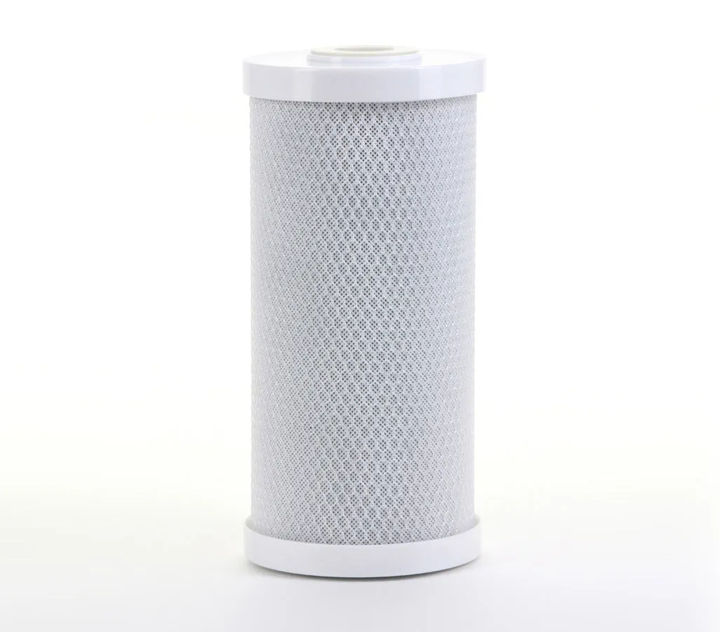 Hydronix 4 Pack CB-45-1005 Whole House, Hydroponics Carbon Block Water Filters CTO 4.5" x 10" - 5 micron