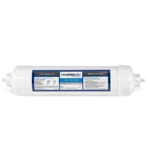 Hydronix ICF-2512Q Inline Coconut Filter 12" with 1/4" QC