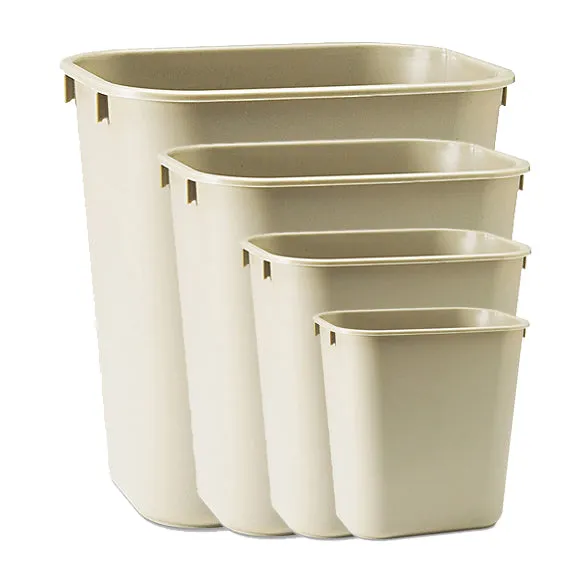 ILG-840 - iLIVING Commercial Fiberglass Fire-Resistant Trash Can, 40 Quart or 10 Gallon, Beige or Gray