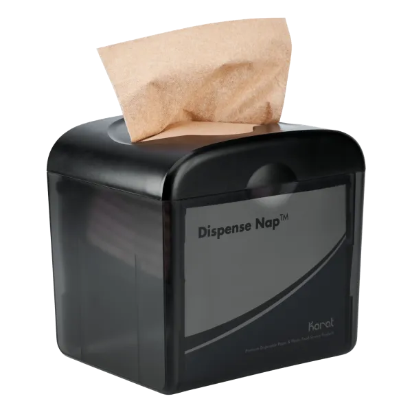 Karat 8"x6.5" Interfold Dispense Napkins, Kraft - 6,000 pcs