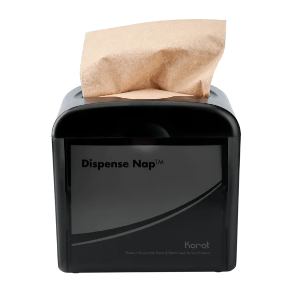 Karat 8"x6.5" Interfold Dispense Napkins, Kraft - 6,000 pcs