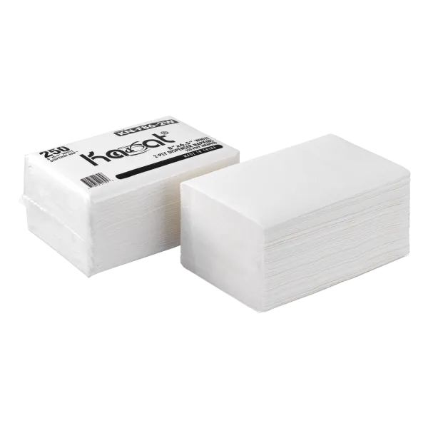 Karat 8"x6.5" Interfold Dispense Napkins, White - 6,000 pcs