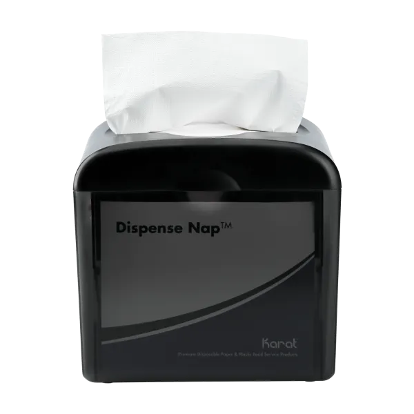 Karat 8"x6.5" Interfold Dispense Napkins, White - 6,000 pcs