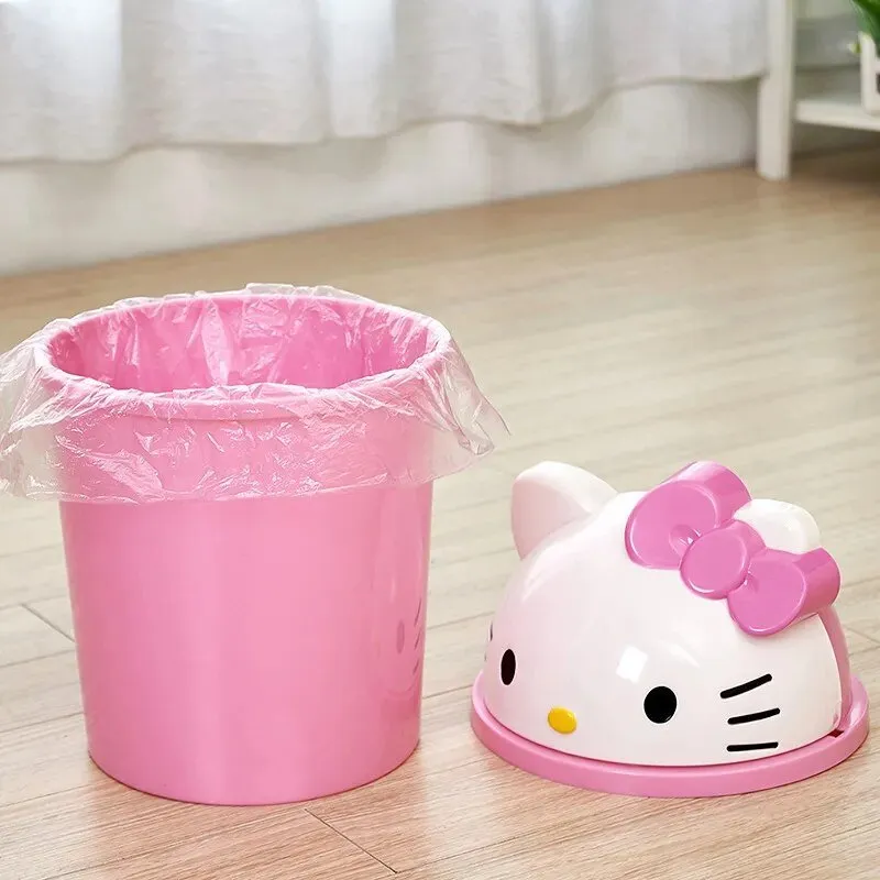 Kawaii Hello Kitty Trash Can