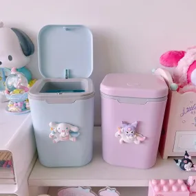 Kawaii Sanrio Desktop Trash Can