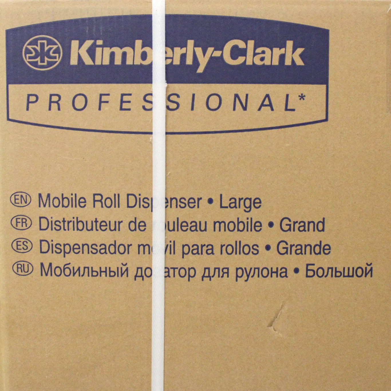 Kimberly-Clark Professional Blue Mobile Stand Large Roll Wiper Dispenser 6155