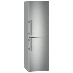 Liebherr CNef3915 350 Litre Freestanding Fridge Freezer 50-50 Split Frost Free 60cm Wide - Stainless Steel