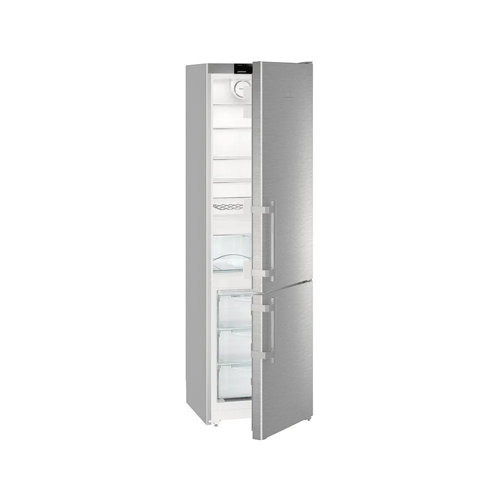 Liebherr CNef4015 365 Litre Comfort Freestanding Fridge Freezer with NoFrost- 60cm Wide- SmartSteel Doors
