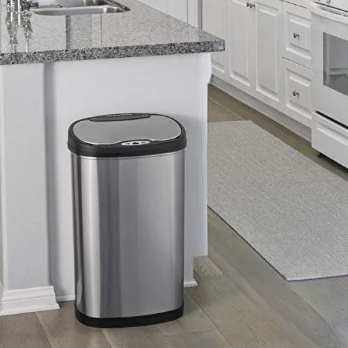 Ninestars Touchless Motion Sensor Trash Can Set