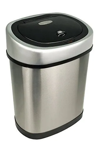 Ninestars Touchless Motion Sensor Trash Can Set