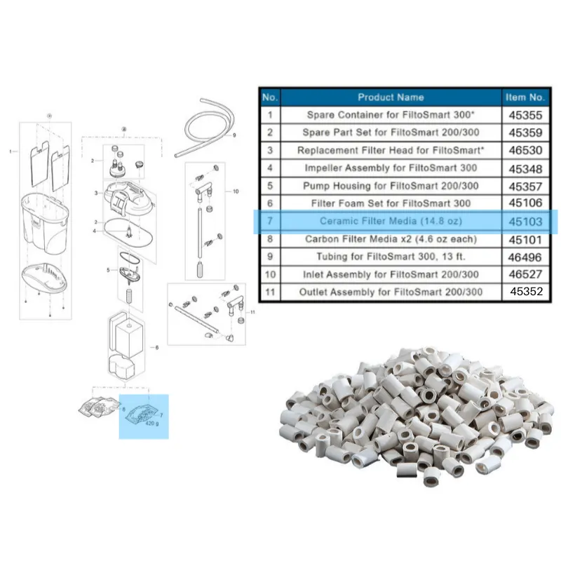 OASE FiltoSmart 60/100/200/300 Spare Parts