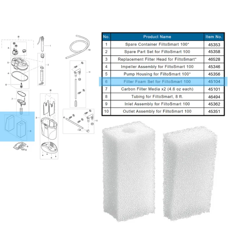 OASE FiltoSmart 60/100/200/300 Spare Parts
