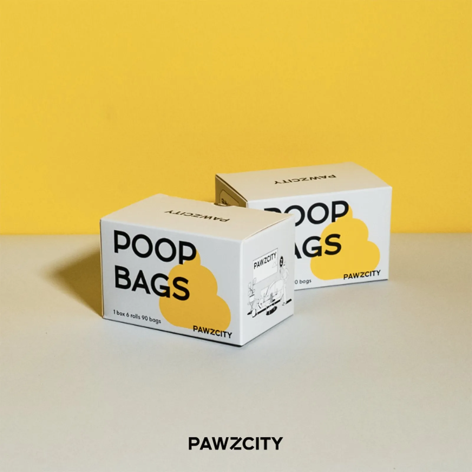 PAWZCITY Biodegradable Dog Poop Bags