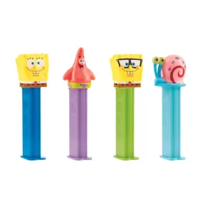 Pez Spongebob Squarepants 1 2 Dispensers - 12 Count