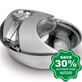 Pioneer Pet - Drinking Fountain - Stainless Steel - Raindrop - 96OZ