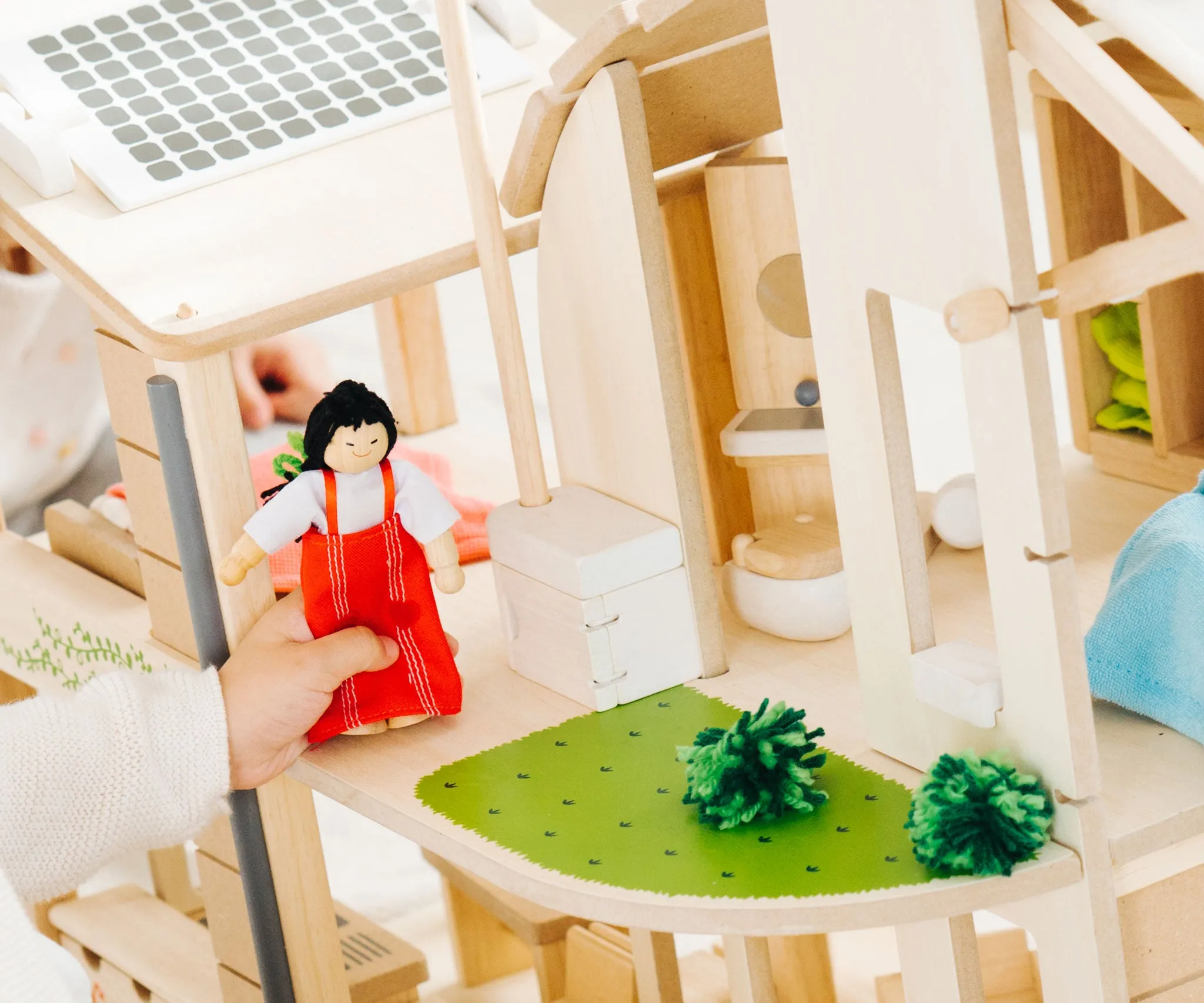 PlanToys Green Dolls' House/Furniture
