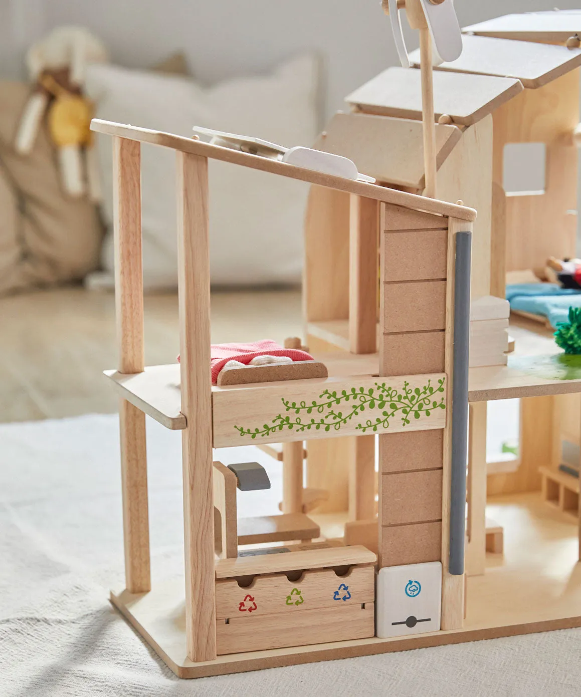 PlanToys Green Dolls' House/Furniture