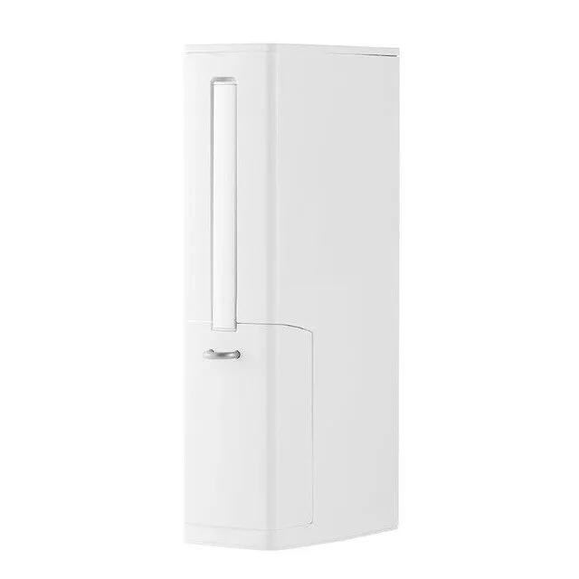 Plastic Bathroom Waste Bin Dustbin Trash Cans Toilet Brush Garbage Bucket Trash Can Set Garbage Bag Dispenser