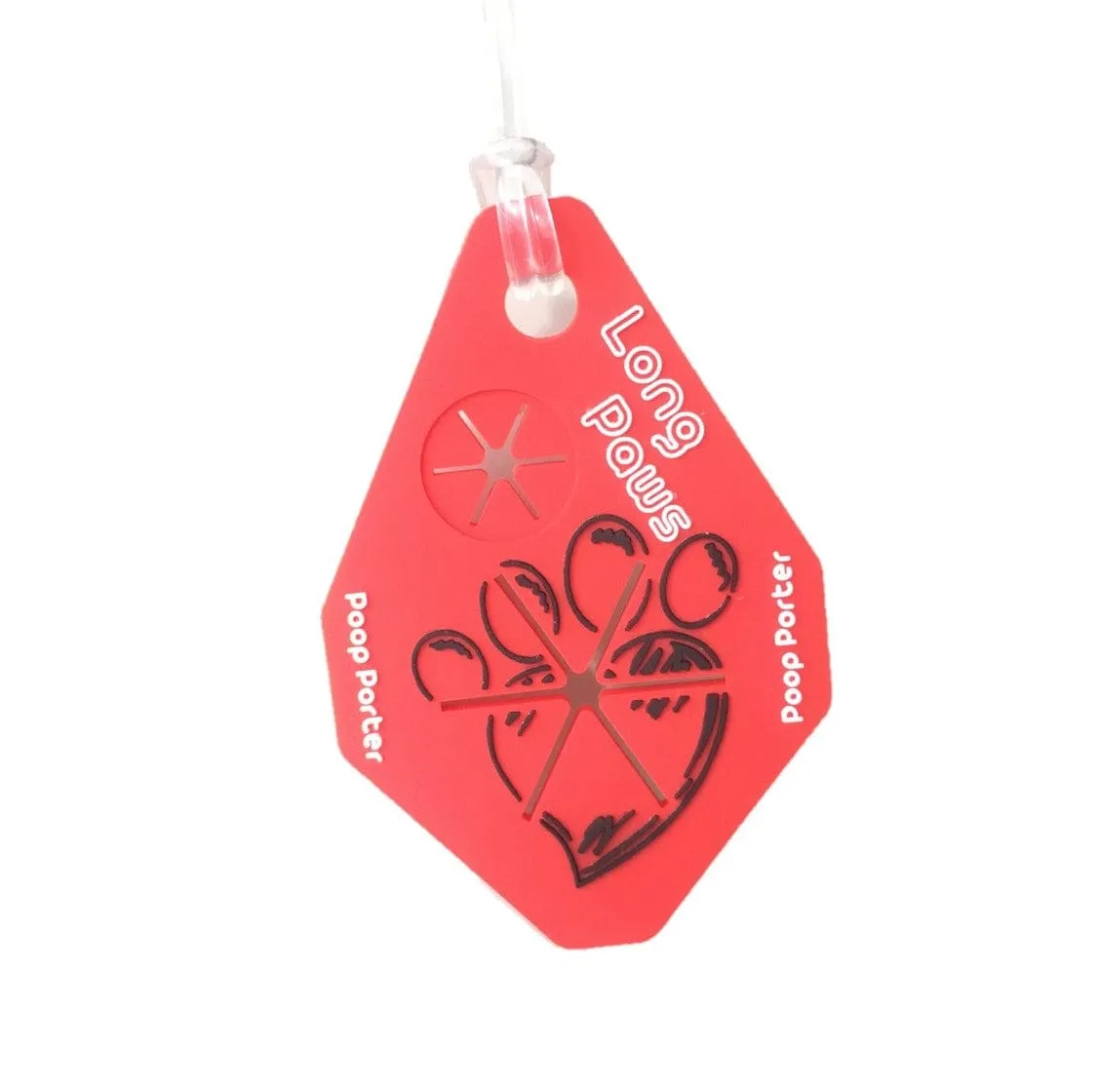 Poop Porter Red Flex | Used Poo Bag Holder