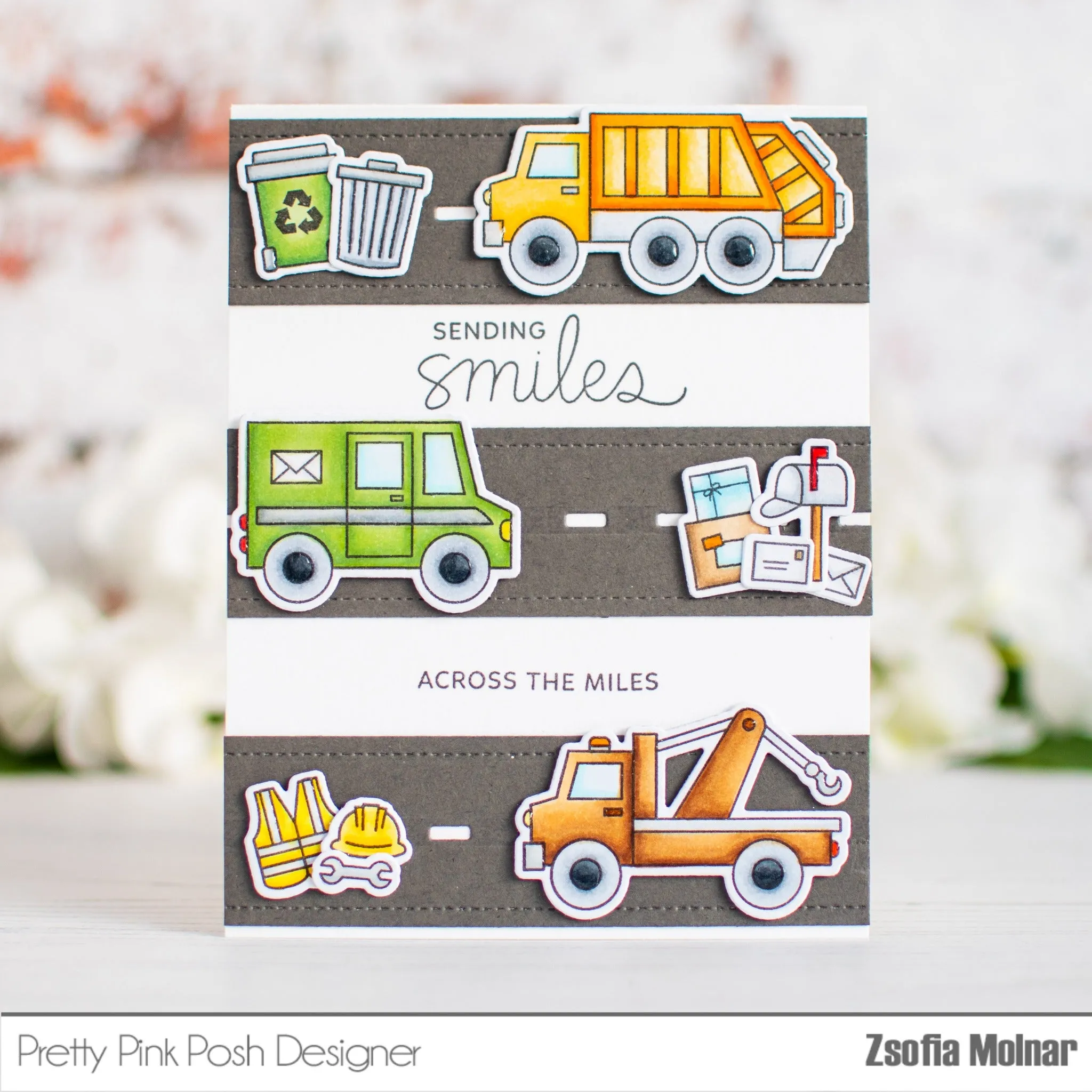 PRETTY PINK POSH:  Utility Vehicles | Stamp
