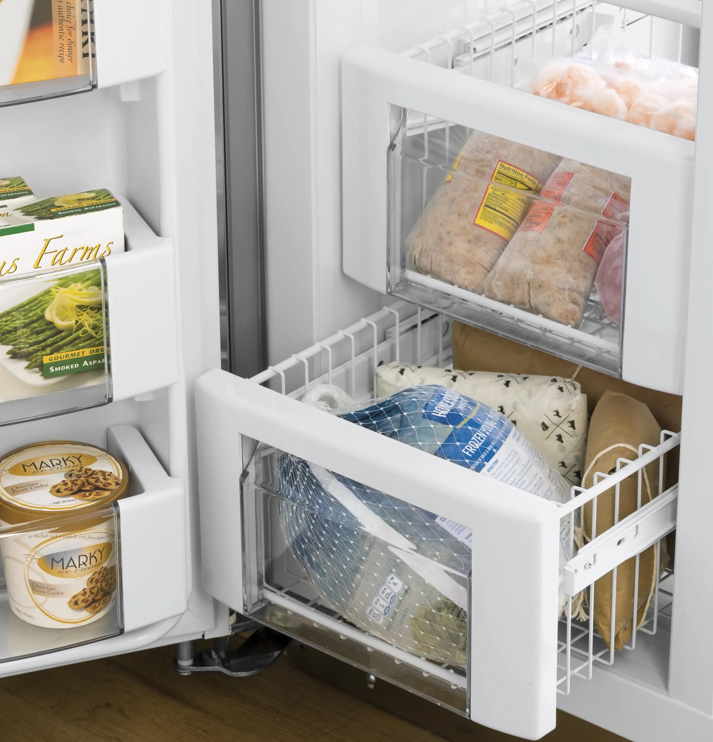PSB48YSNSS GE Profile™ 48" Smart Built-In Side-by-Side Refrigerator with Dispenser