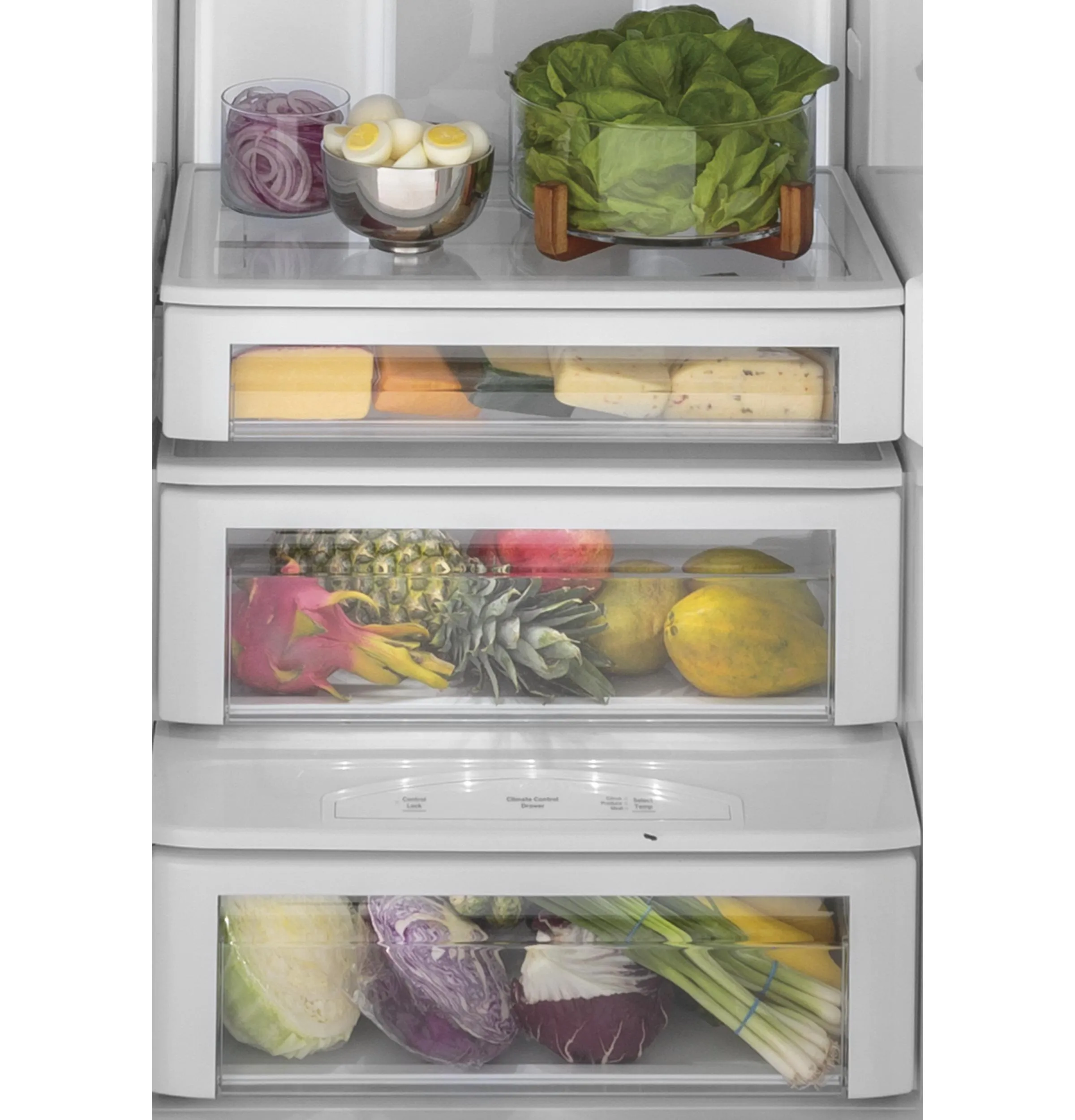 PSB48YSNSS GE Profile™ 48" Smart Built-In Side-by-Side Refrigerator with Dispenser