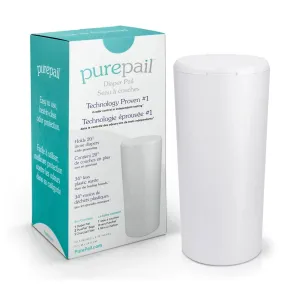 PurePail Classic Nappy Bin White