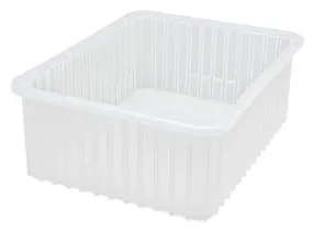 Quantum DG93080CL Clear-View Dividable Grid Containers, 17.5" x 22.5" x 8"