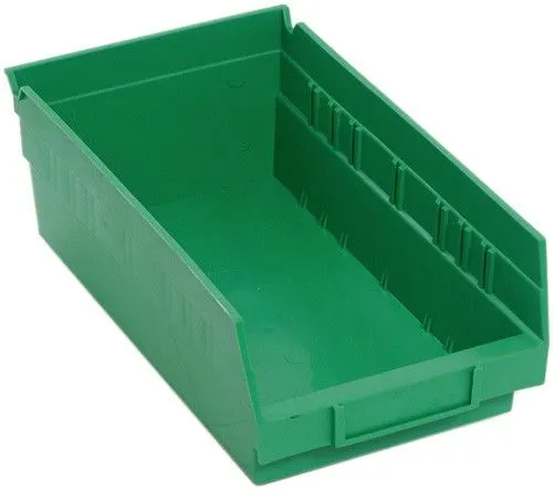 Quantum QSB102 Economy Shelf Bins, 6.63" x 11.63" x 4"