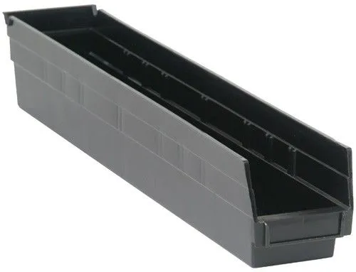 Quantum QSB105 Economy Shelf Bins, 4.13" x 23.63" x 4"